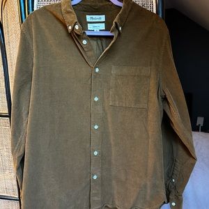 Madewell Corduroy Button Up Shirt